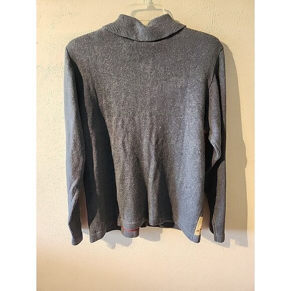 Willow Ridge Fall Embroidered Sweater Jacket Cardigan NWT Leaves Apples - Picture 7 of 7